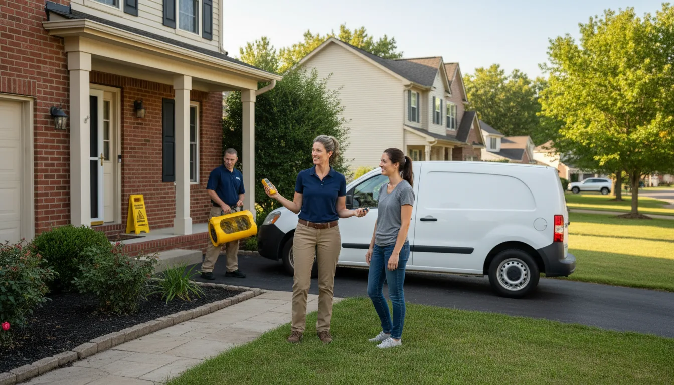 Residential water damage restoration in Lake George, CO